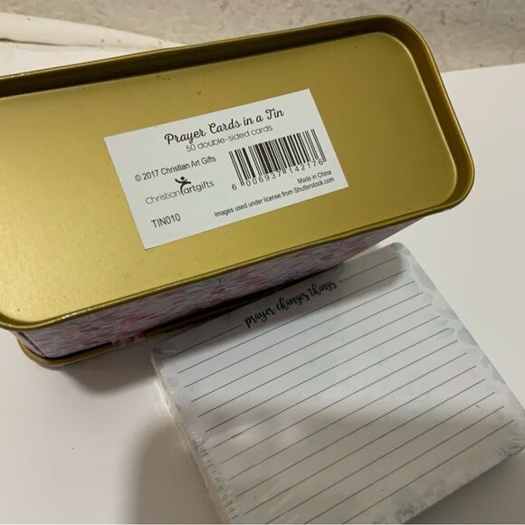 Prayer Cards In A Tin! Prayer Cards in Tin, "Prayer Changes Things" A3 - Picture 4 of 6